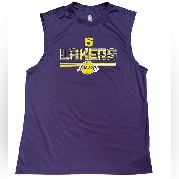 NBA Other - NBA Los Angeles Lakers Purple #6 LeBron James Tank Top Jersey size Medium